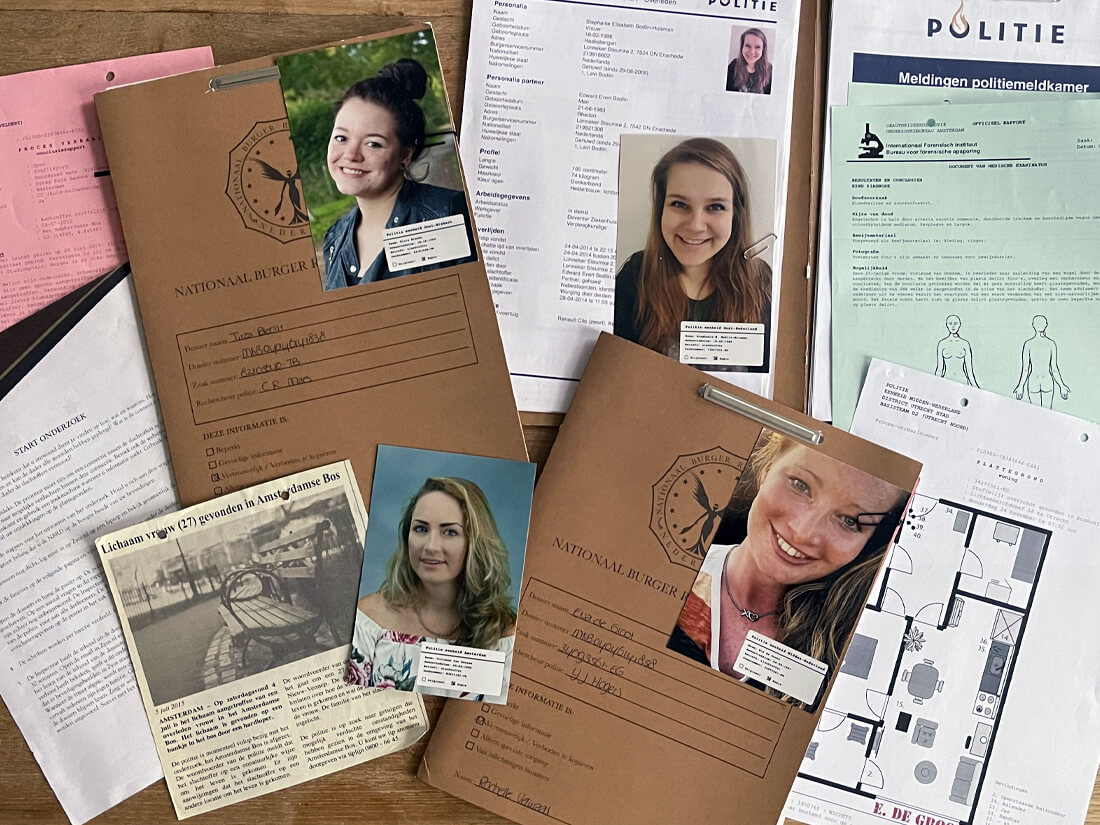 Foto van het moordspel